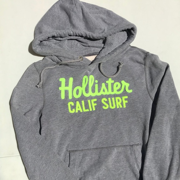 green hollister hoodie
